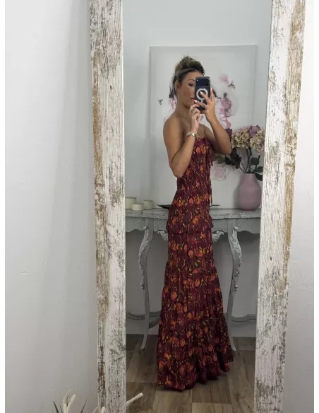 Vestido Colombia de flores