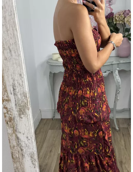 Vestido Colombia de flores