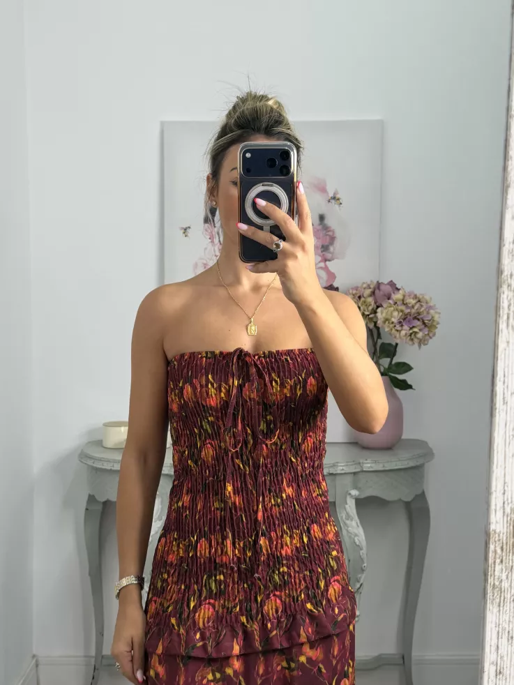 Vestido Colombia de flores