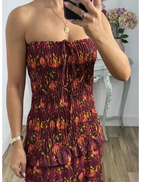 Vestido Colombia de flores