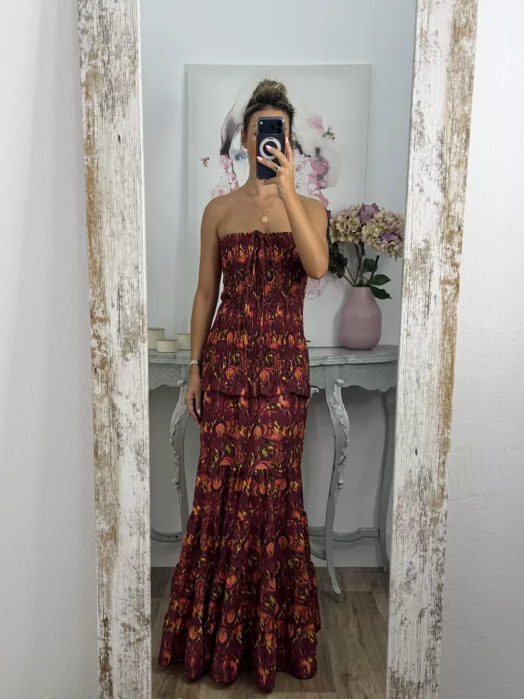 Vestido Colombia de flores