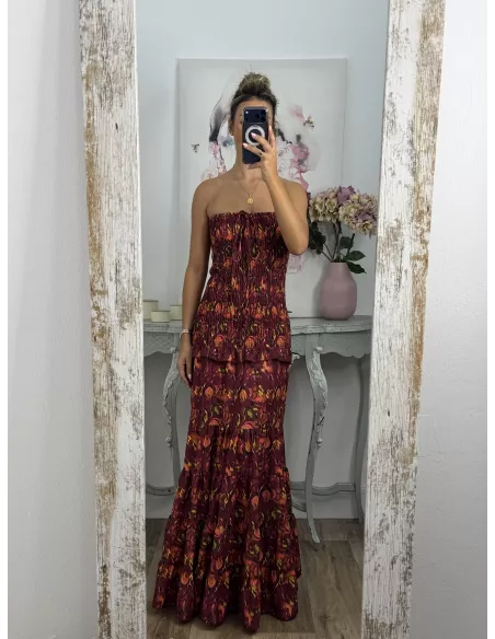 Vestido Colombia de flores