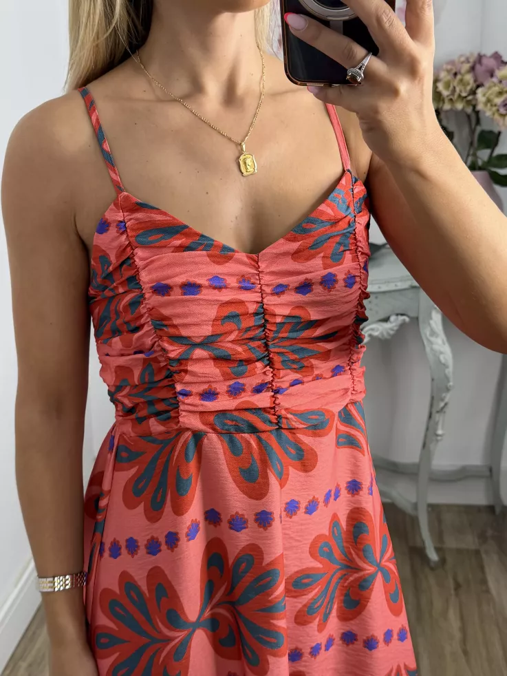 Vestido Perú coral