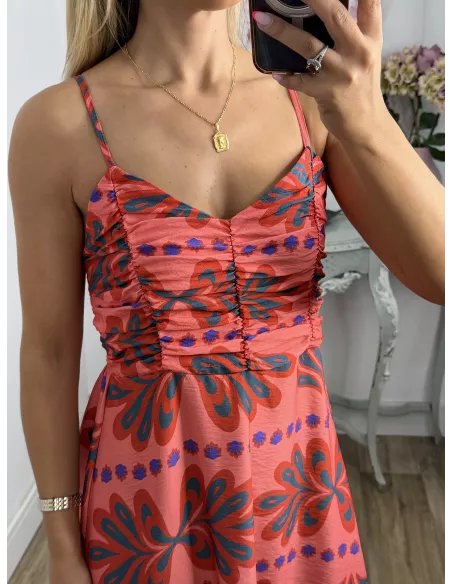 Vestido Perú coral