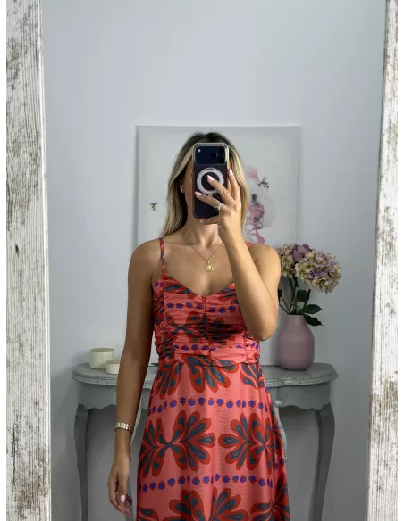 Vestido Perú coral