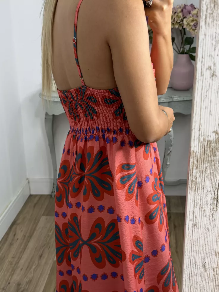 Vestido Perú coral