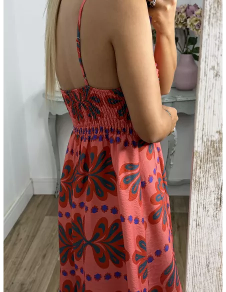 Vestido Perú coral