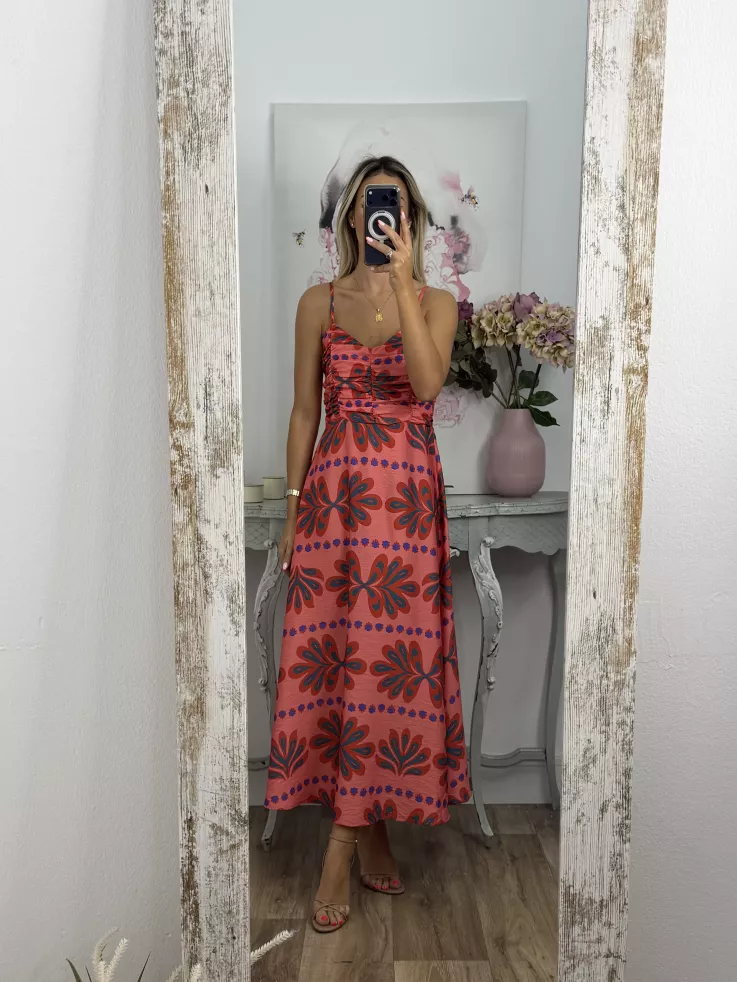 Vestido Perú coral