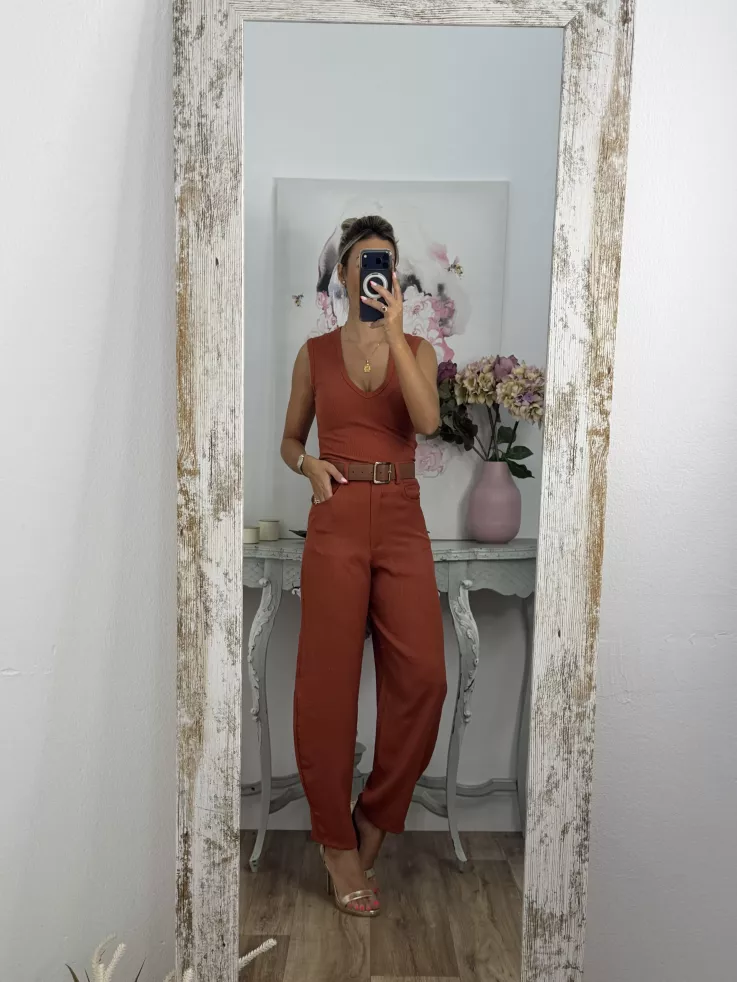 Pantalón Berlín teja