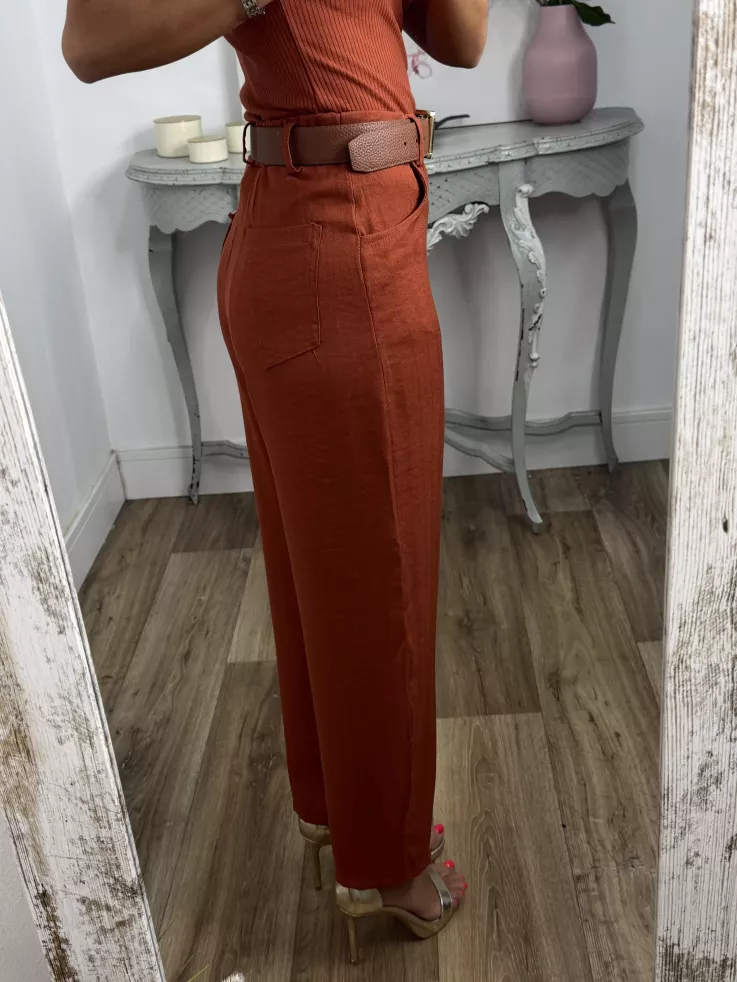 Pantalón Berlín teja