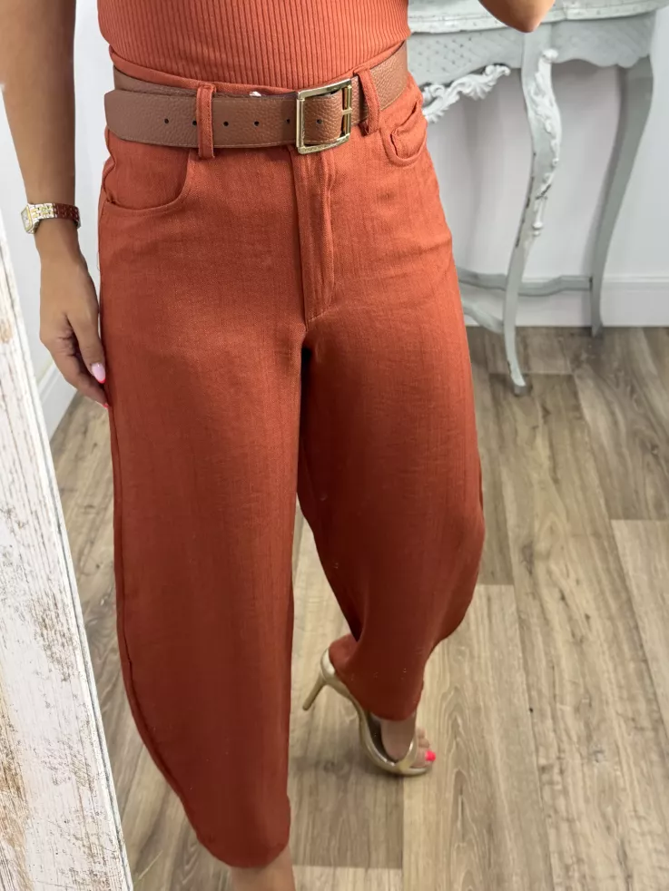 Pantalón Berlín teja
