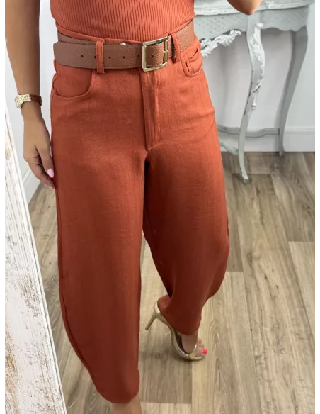 Pantalón Berlín teja