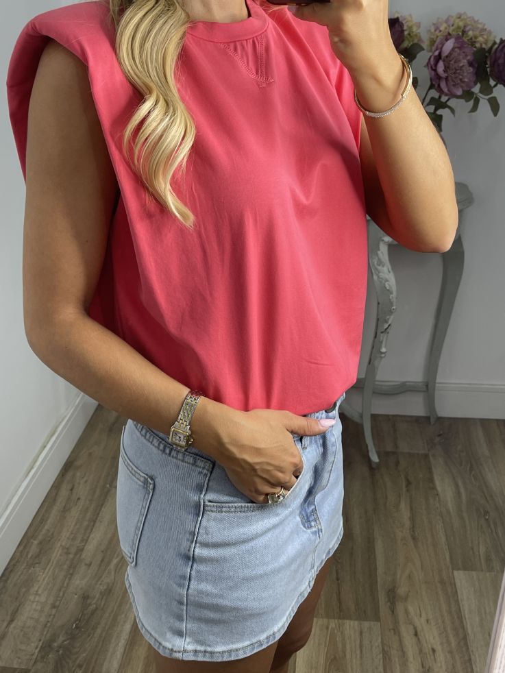 Camiseta Trendy coral