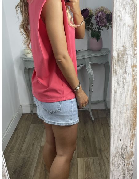 Camiseta Trendy coral