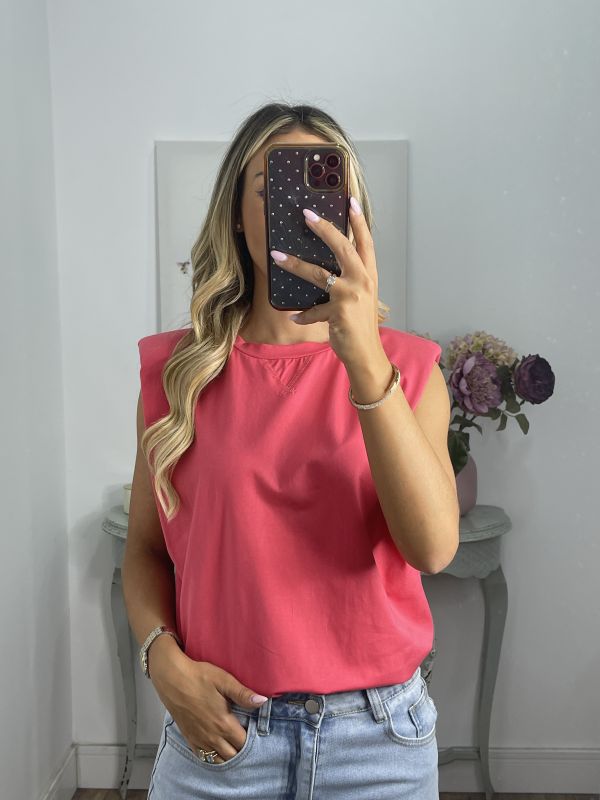 Camiseta Trendy coral