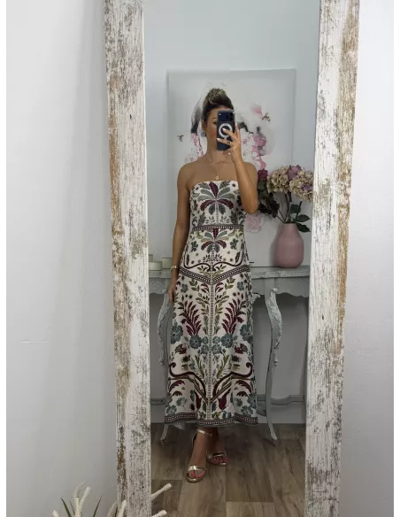 Vestido Cartagena estampado