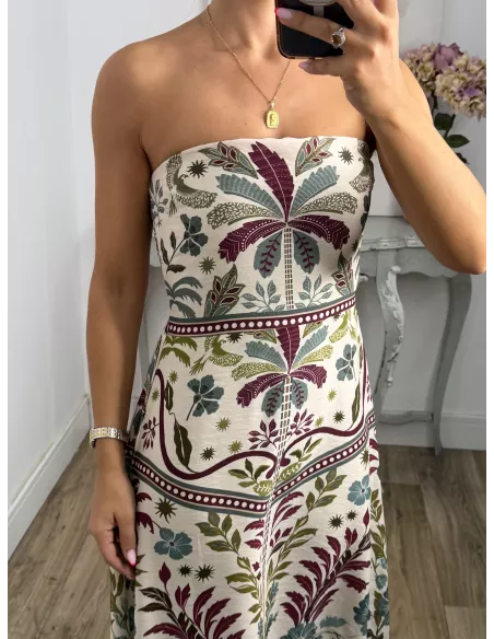 Vestido Cartagena estampado
