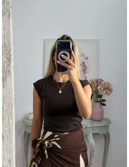 Camiseta Evelin choco