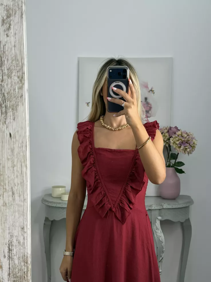 Vestido Kayla con volante