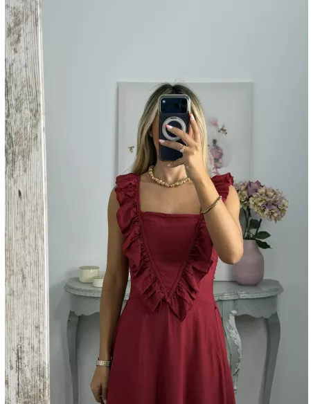 Vestido Kayla con volante