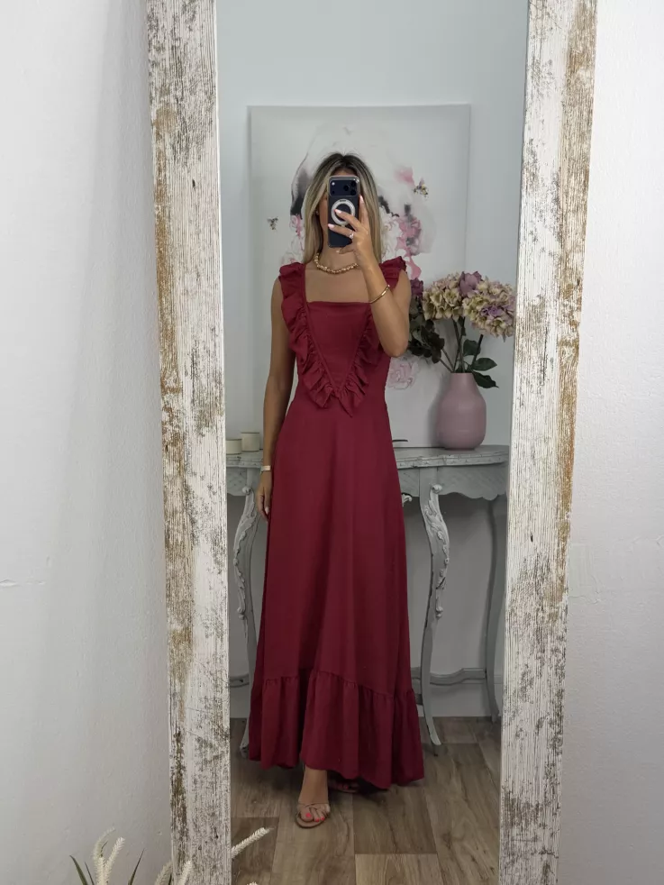 Vestido Kayla con volante
