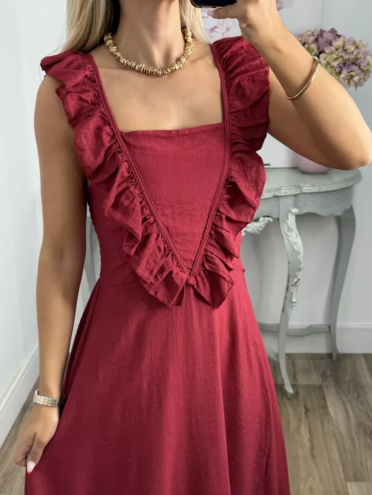 Vestido Kayla con volante