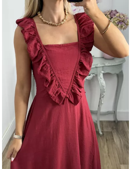 Vestido Kayla con volante