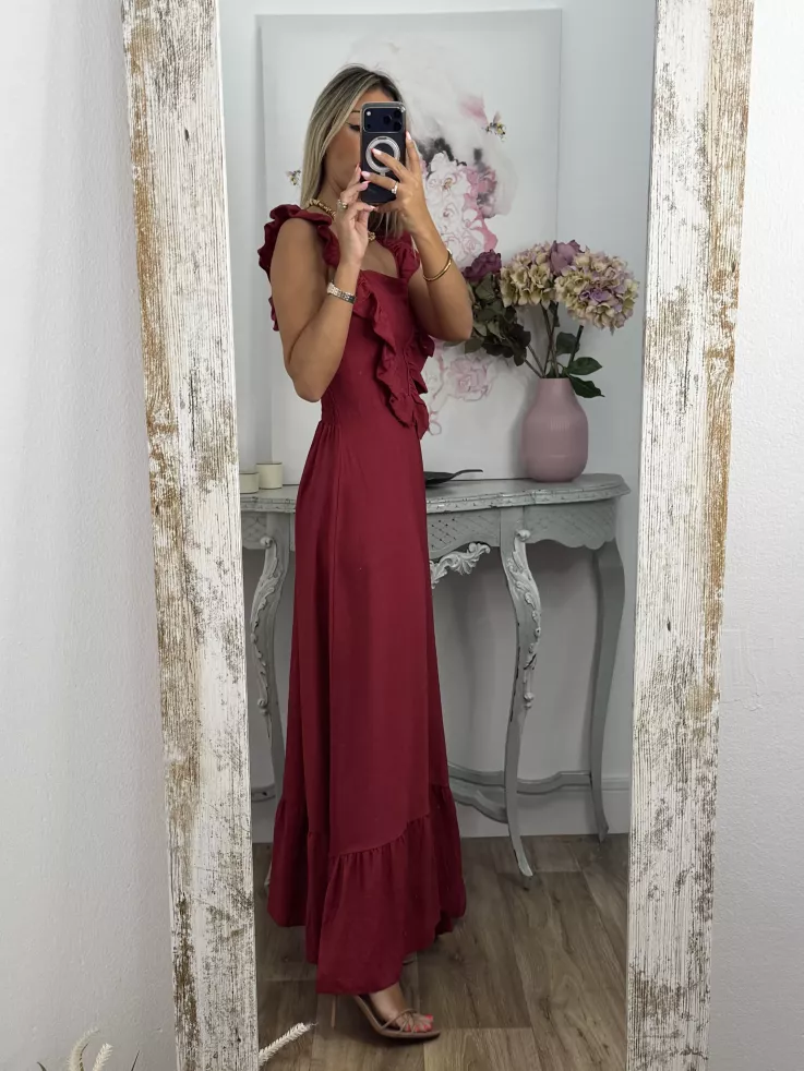 Vestido Kayla con volante