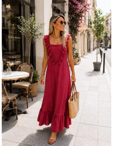 Vestido Kayla con volante