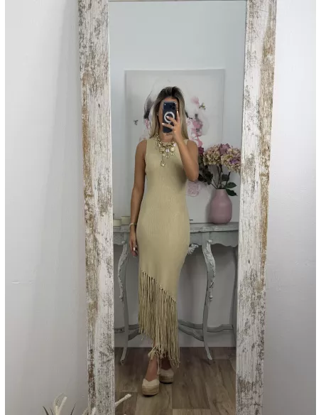Vestido Malta dorado