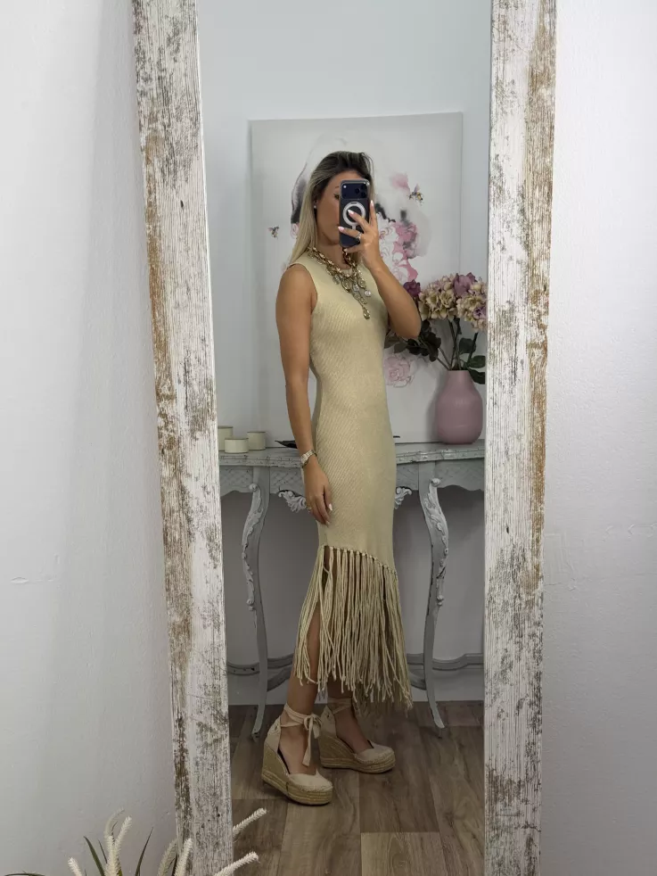 Vestido Malta dorado