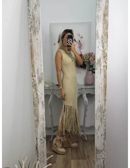 Vestido Malta dorado