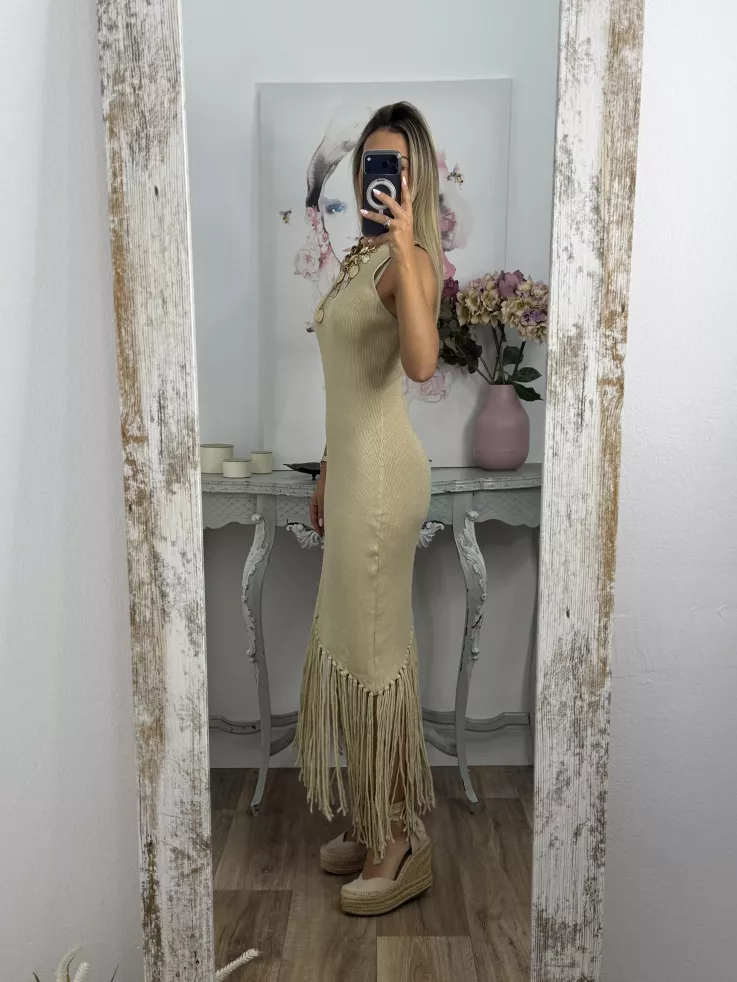 Vestido Malta dorado