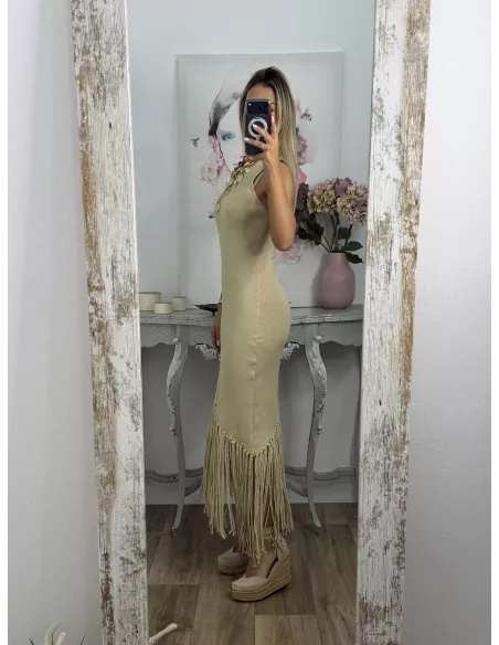 Vestido Malta dorado