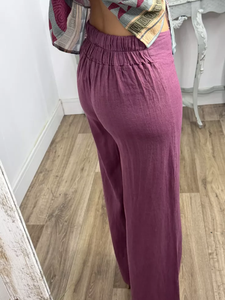 Pantalón Milano berenjena