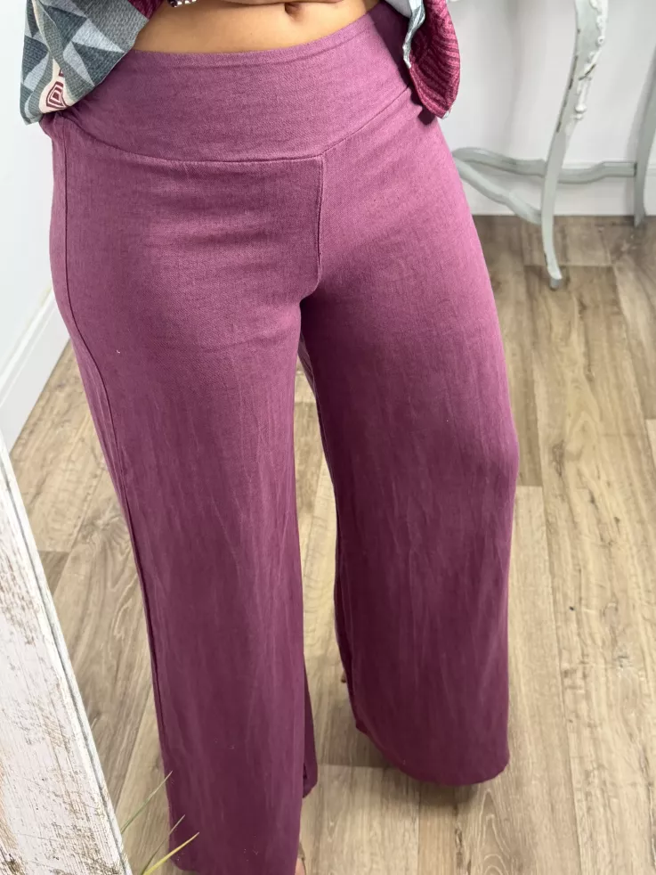 Pantalón Milano berenjena
