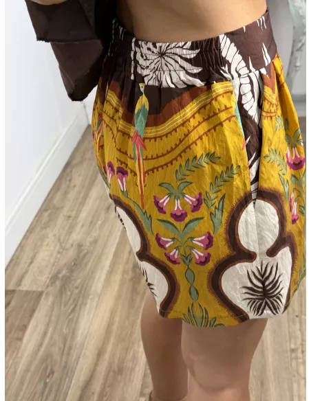 Short tropical mostaza y choco