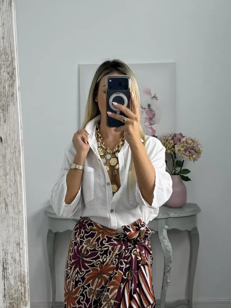 Camisa Namibia blanca