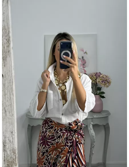 Camisa Namibia blanca