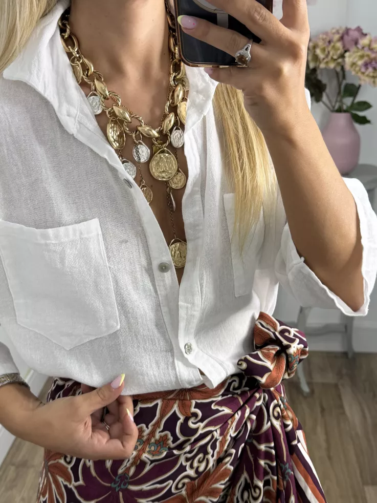 Camisa Namibia blanca