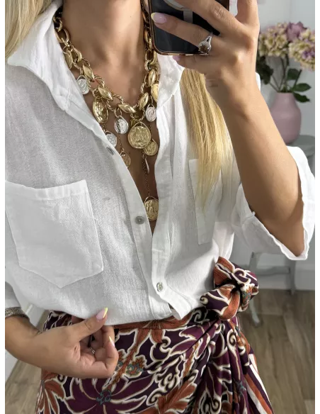 Camisa Namibia blanca