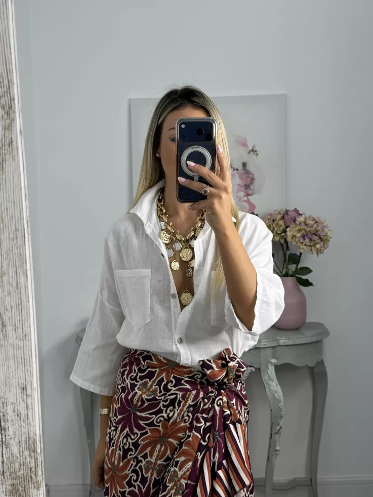 Camisa Namibia blanca