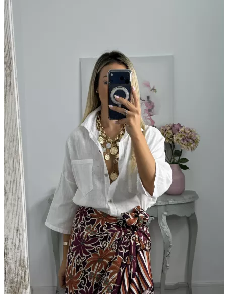 Camisa Namibia blanca