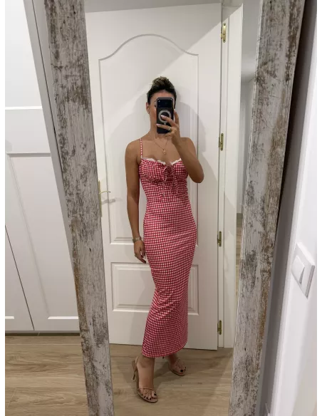 Vestido Filippa Vichy rojo