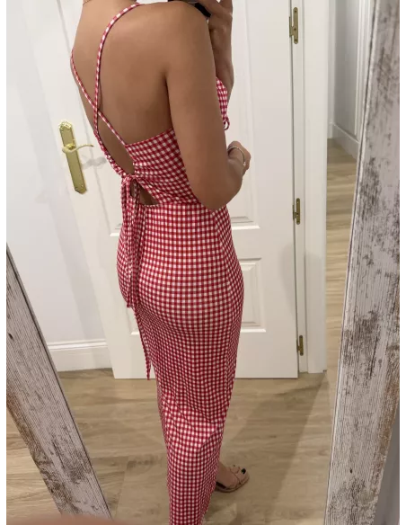 Vestido Filippa Vichy rojo
