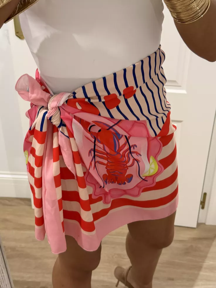 Falda pareo corta cangrejo