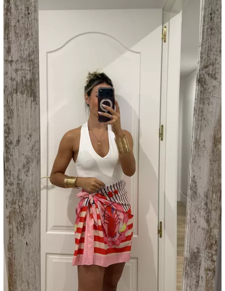 Falda pareo corta cangrejo