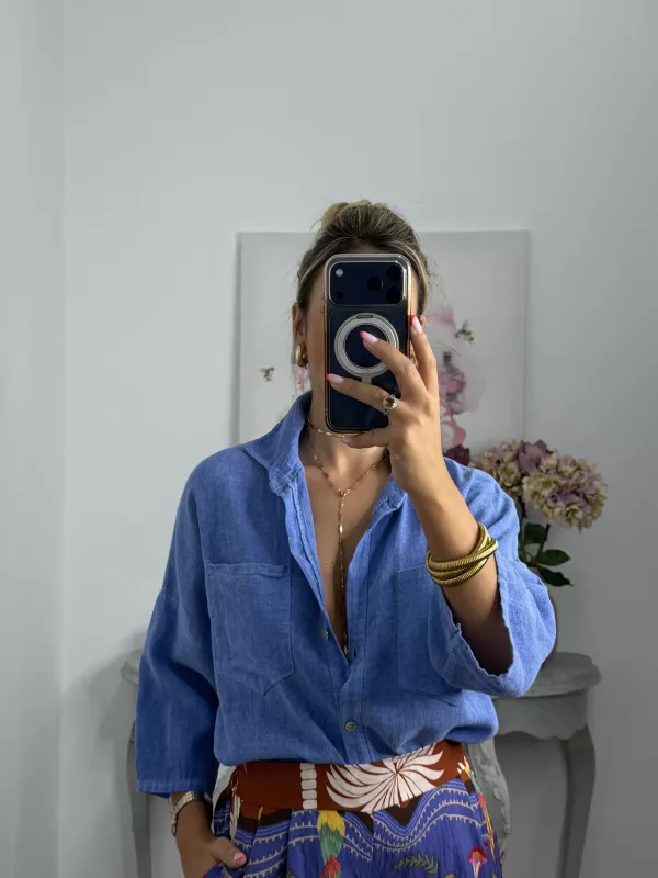 Camisa Namibia azul