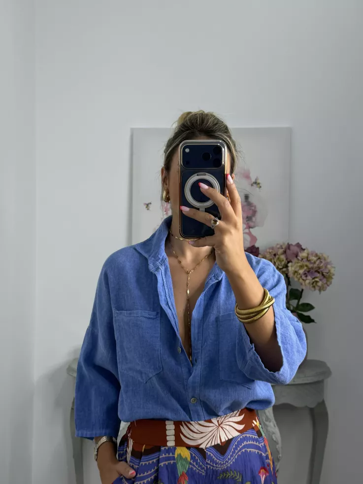Camisa Namibia azul