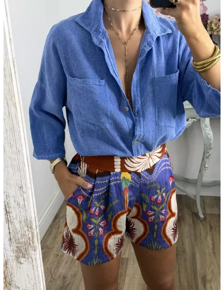 Camisa Namibia azul